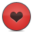 button,heart,red