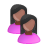 black,female,users