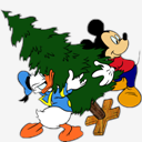Mickey,Mouse,Donald,Christmas