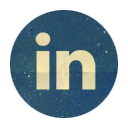 linkedin,rounded