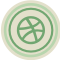 dribbble,green