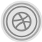 dribbble,grey