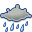 scattered,showers,weather