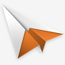 Paper,airplane,Orange
