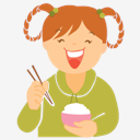 love,food,girl