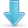 blue,arrow,down
