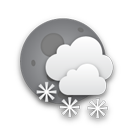 snow,night