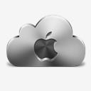 Cloud,Apple,Silver