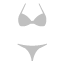 bikini,silver