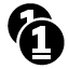 coins,black