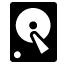 hard,disk,black