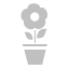 pot,flower,silver