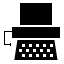 typewriter,black