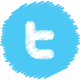 twitter,round