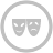 theater,symbol,silver