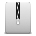 Zipped,White