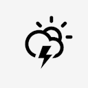 Cloud,Lightning,Sun