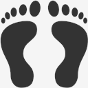 human,footprints