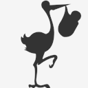 stork,with,bundle