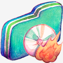 Burn,Green,Folder