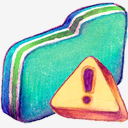 Caution,Green,Folder