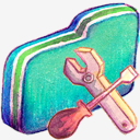 Customize,Green,Folder
