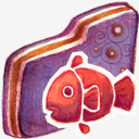 Fishy,Violet,Folder
