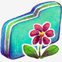 Flower,Green,Folder