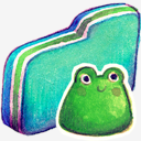 Frog,Green,Folder