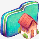 Home,Green,Folder