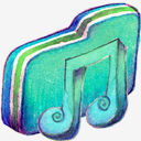 Music,Alt,Green,Folder