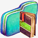Notebook,Green,Folder