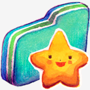 Starry,Green,Folder