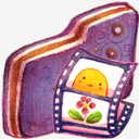 Video,Violet,Folder