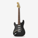 stratocastor,guitar,black