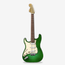 stratocastor,guitar,green