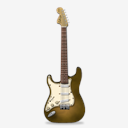 stratocastor,guitar,orange,bright