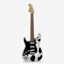 stratocastor,guitar,cow