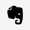 evernote,black