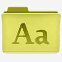 Fonts,Yellow