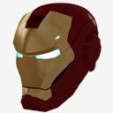 Gold,Iron,Man,Mask