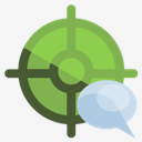 aim,speech,bubble