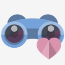 binoculars,heart