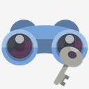 binoculars,key