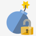 bomb,lock,open