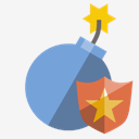 bomb,shield