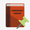 book,push,pin