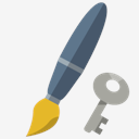 brush,key