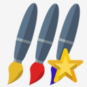brushes,star
