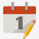 calendar,pencil